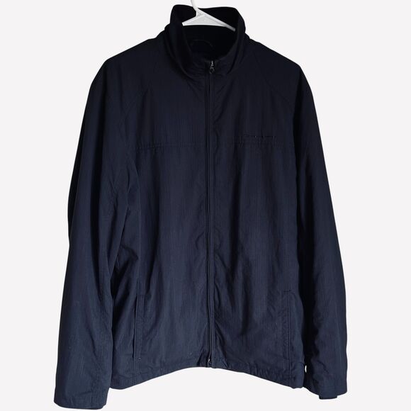 Oakley Black Full Zip Jacket Men’s Medium Nylon Shell Fleece Lined - Picture 1 of 9